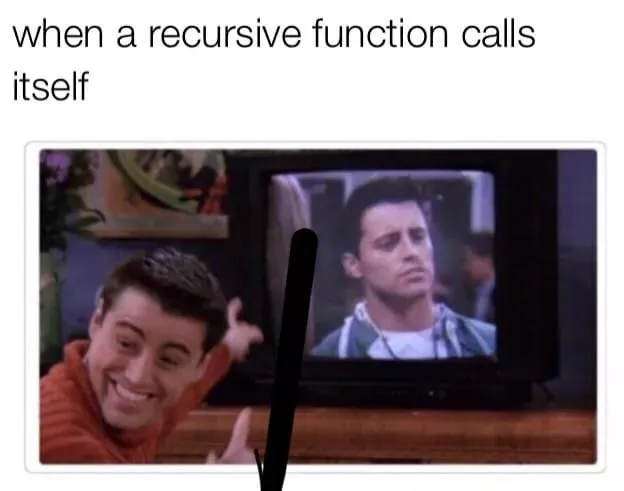 COMP2300 Joey from Friends meme