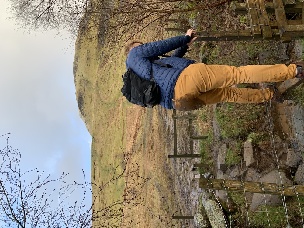 my arse after slipping over on dumgoyne