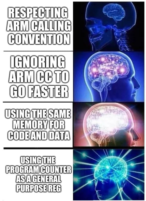 COMP2300 galaxy brain meme